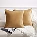 Anickal 18 x 18 Cotton Linen Throw Pillow Case Cover with Live Laugh Love Letters Quote Print