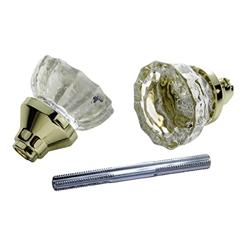 Belwith Products 1140 Glass/Spindle Knob, 2-Pack