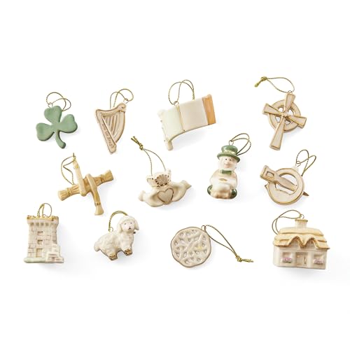 Lenox 819668 Luck of the Irish 12-Piece Ornament Set, St. ...