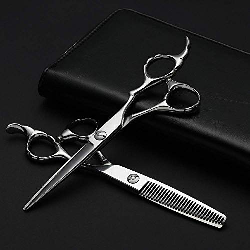 Preisvergleich Produktbild Professionelles Haarschneideset, Scherenfriseurset, Haarschneide- und Ausdünnungsscheren-Set, Friseurschere zum Haarschneiden und Bartschneiden zu Hause / im Salon