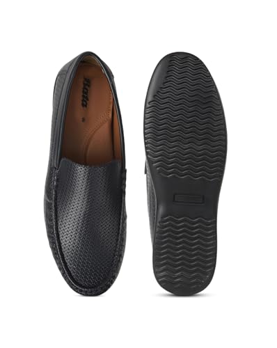 Image of Bata Red Label, Jerry Loafer E 24,Black Men's Loafer Shoes