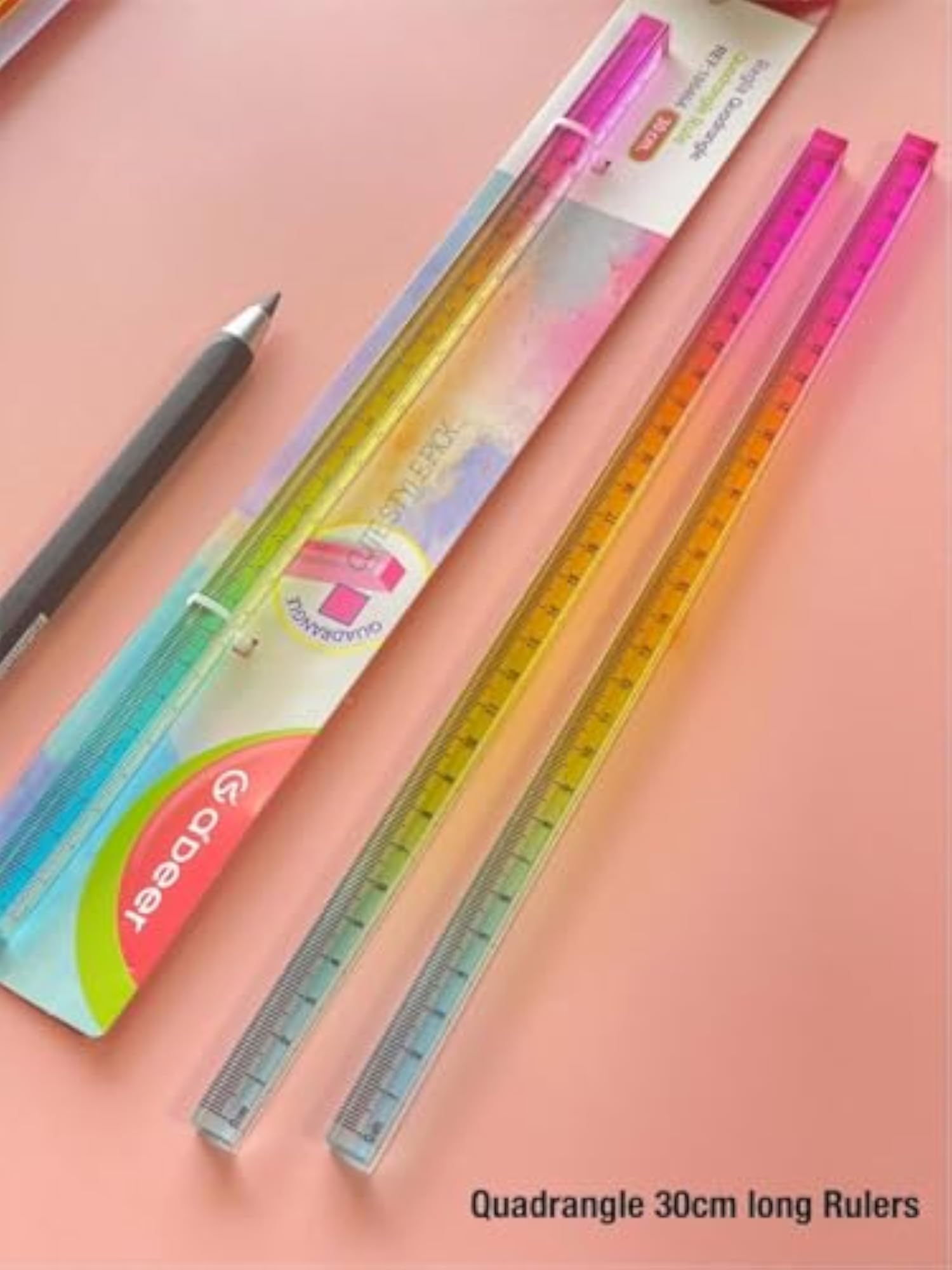 Transparent Acrylic Ruler, 30 Cm, Pack of 1