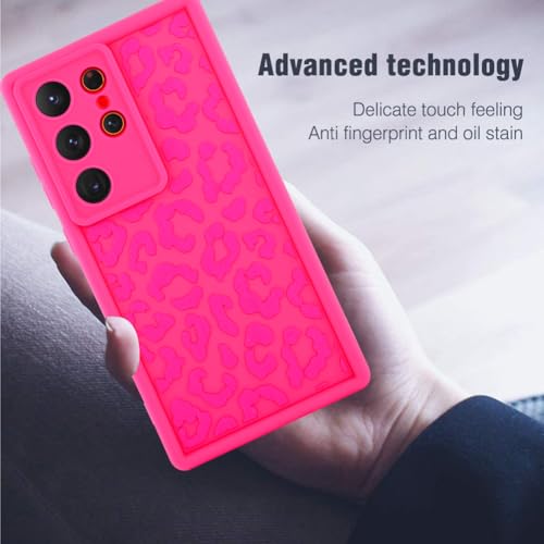 Image of Compatible with Samsung Galaxy S24 Ultra Case, Hot Pink