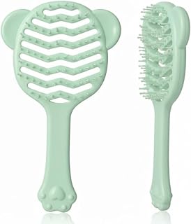 Cute MINI Hair Brush Set - Comb - Curly Hair Brush for Women AND Kids 1PC- MULTICOLOR-KIDS
