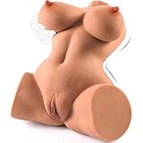 10LB Sex Doll Torso for Men, 3in1 Realistic Male Masturbators Pocket Pussy with E-Cup Big Boobs Ass, Lifelike Female Sex Dolls with Textured Vagina Anal, Adult Sex Toys & Anal Sex Toy for Men Pleasure