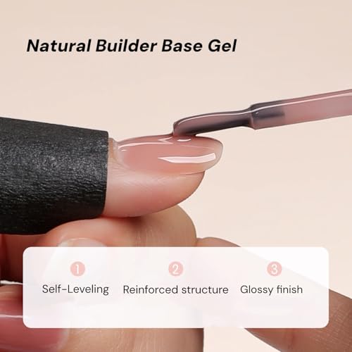 Gel Base Construcción Libre de Hema para Uñas 0.34 Fl Oz miniatura 6
