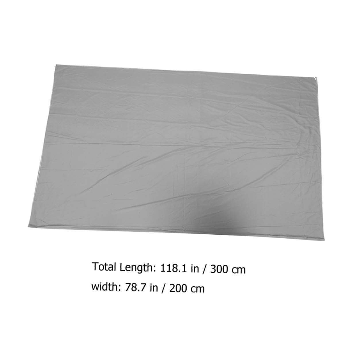 Sfondo Grigio Decorativo Spesso 3X2M per Fotografia Fondale Pieghevole Multiuso per Studio Casa e Feste Telo Resistente e Facile da Trasportare