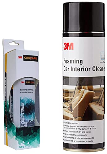 Image of 3M Interior Cleaner (580 g) & 3M Air Conditioner Cleaner Foam (120 g)