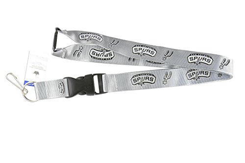 Aminco NCAA San Antonio Spurs NBA-LN-095-20 Team Lanyard, One Size, Multicolor