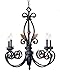 Livex Lighting 4415-56 Chandelier with No Shades, Copper Bronze with Aged Gold Leaves
