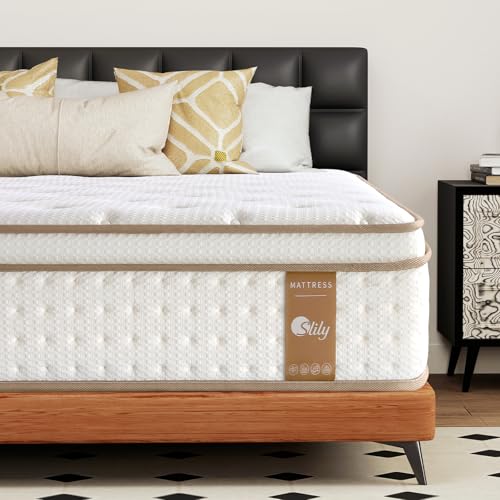 Slily Premium-Matratze 160x200 H3 Produziert nach Deutschem Qualitätsstandard, Höhe 30cm Federkernmatratze mit Öko-Tex Zertifiziert, 7-Zonen 1.000er Tonnentaschenfederkernmatratze