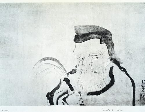 Peinture sur toile pour réchauffer un mur blanc portrait vieil homme 60x90