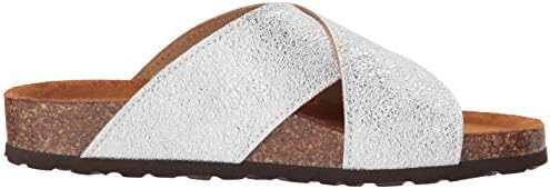 Spring Step Women's JACINTALA Flat Sandal, Silver, 42 M EU (US 10.5-11 US) | Image 5