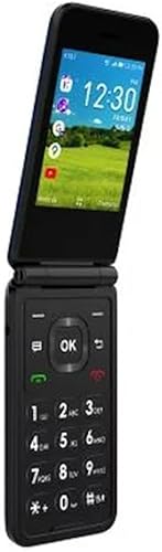 Miniatura 3 de AT&T Cingular U1030AA 6723D Flex 2 Prepago 4G LTE Flip Phone, cámara de 2MP, Android, azul marino clásico, Carier bloqueado a