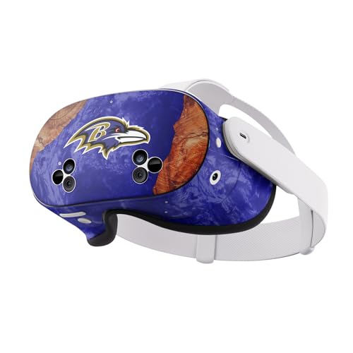 Skin Meta Quest 3S anti-rayure autocollant vinyle NFL Baltimore Ravens