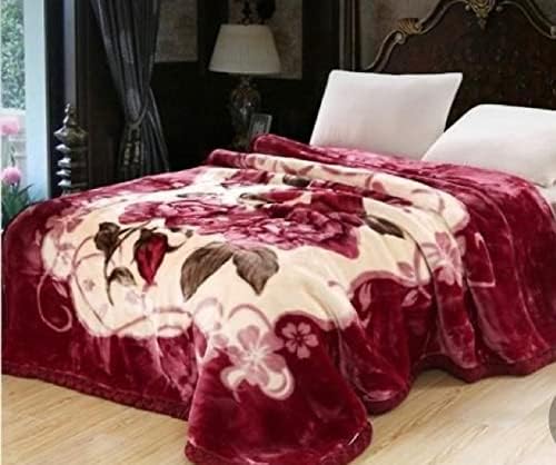 Bezzilish Home Cloudy Kids Blanket Single Bed Double Ply Super Soft Fabric Mink for Heavy Winters with English Colors 50 X 85 Inches for Boys and Girls - Multicolor