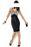 6 Kleid m. Pailletten, schwarz-weiß von Carry Allen by Ella Singh , Groesse 42