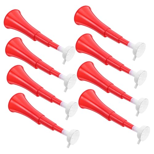 BESTonZON 8pcs Telescopic Horn Collapsible Vuvuzela Trumpet Cheering Noise Maker for Sporting Events Football Carnival Boys and Girls Party Toys