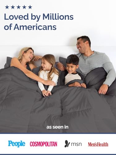 Image of King Size, Dark Gray Alternative Down Comforter - Warm, Lightweight & Breathable Hotel Quality Bedding Set for Men, Women, Kids & Teens - All Season Oversized Cooling Microfiber Duvet Insert Comforter