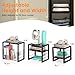 Locker Organizer Shelf School, Adjustable Width and Height, Stackable Metal Locker Storage Organization, Ideal Locker Fits Standard Size School, Office, and Gym Lockers, Black