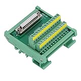 LVIFLOAE DB25 bis terminaler Stecker Adapterplatte PCB -Platine gerade weiblich mit Gehäuse DC 60 V DB25 M7