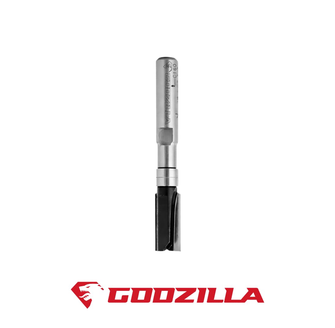Fresa a copiare con cuscinetto per legno, diametro 4,8 mm, gambo 6 mm, per fresatrice verticale e rifilatore - GodzillaBits (la più scelta) LTS160M.048