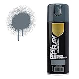 H HANSEL HOME Pintura Spray Gris Medio 400 Ml