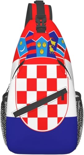 Morrales tipo bandolera bandera Croacia unisex