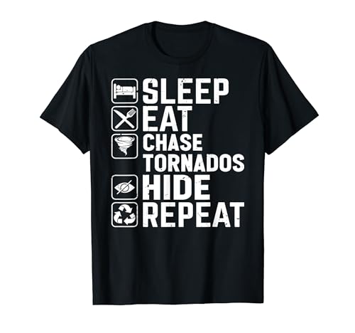 Abbigliamento da caccia Tornado Chasing Weatherman Hurricane Maglietta