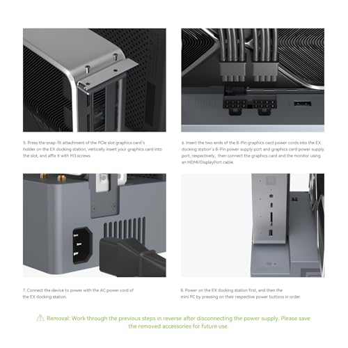 Docking station GPU externa PCIe x16 compatible con Beelink GTi12 y GTi14 para arquitectos 6