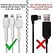 Gorilla Case 16-Piece Charger Cable Kit - USB C & Lightning Cable Protectors, Cable Holders, White