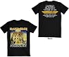Playera oficial para hombre de Iron Maiden, gira Powerslave World Slavery Tour 6