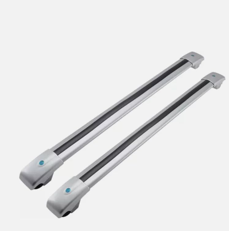 2pcs Roof Rack Rails Cargo Crossbars Luggage Carrier fits for Chevy Captiva 2018-2025(Silver)