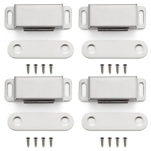 JOCXZI 4 pieces magnetic catches - magnets for cupboard doors, magnetic catch cupboard, magnet cupboard door, magnet for cupboard door, magnet door closer, magnetic catch for furniture cupboard door