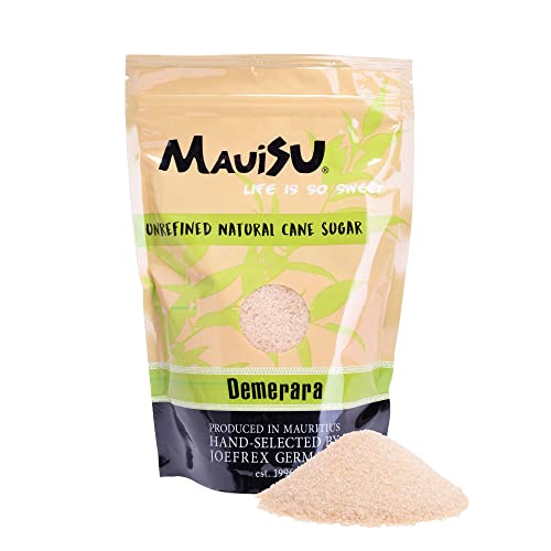 MauiSu - Demerara Cane Sugar Rohrzucker - 500g - ohne Zusatzstoffe