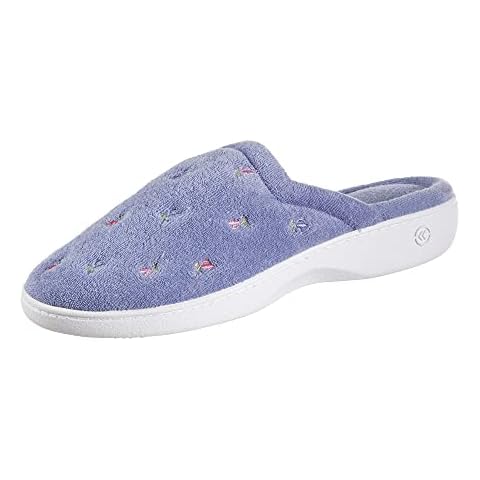 Isotoner Women's Terry Memory Foam Clogs Cover