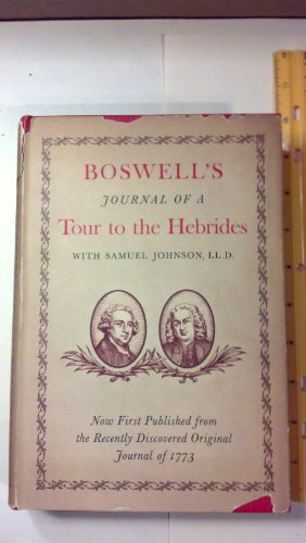 Boswell's Journal of a Tour to Hebrides with Sa... B001NHJPP0 Book Cover
