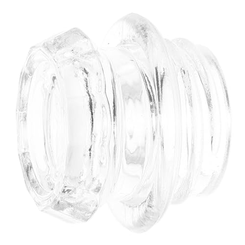 BESPORTBLE Tapa de Repuesto para Cafetera de Percolador, Perilla de Vidrio Transparente Resistente al Calor, Compatible Máquinas Espresso y Estufas Eléctricas, Accesorio Duradero