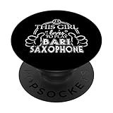 High School Band Music Girl Bari Sax College Marching Band