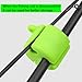 ishing Rod Hook Keeper – Blue Silicone 2-Pack Hook Clip & Rod Strap for 0.16