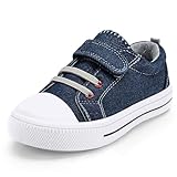 K KomForme Toddler Shoes Boys Girls Canvas Sneakers, Size 8 Toddler, Denim