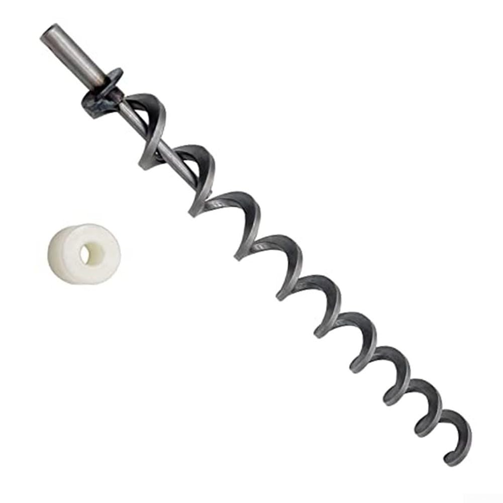 Schnecken- und Bürsten-Set, Schneckenwelle Schraube Schubstange Nylon Bürsten-Set, Zünder Spiralbohrer Schraubstange Zubehör, für Traeger Pelletgrills