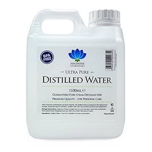 Distilled Water – 100% Pure Steam Distilled H2O – 1100ml (1)