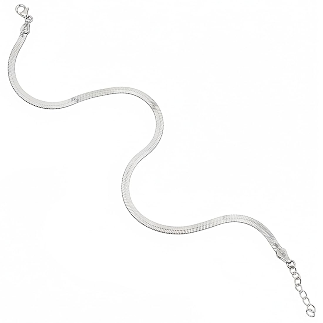 Parnika (Formerly MJ Trendy Flexible Silver Payal (Anklets) in Pure 92.5 Sterling Silver for Girls/Women | Gift for Women and Girls | With Certificate of Authenticity |