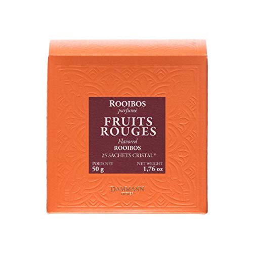 Pasticceria Passerini dal 1919 Dammann Rooibos Fruits Rouges - Té de Rooibos con Frutos Rojos, 25 bolsitas - Dammann Frères Cover