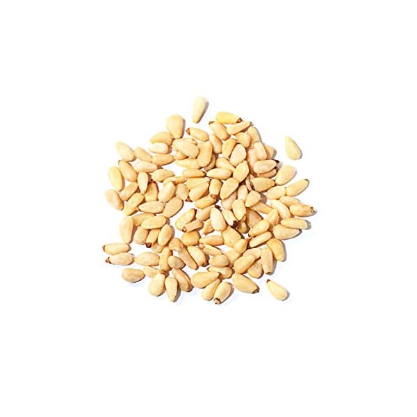 Organic Pine Nuts, 1 Pound – Non-GMO, Whole Raw Pignolias, Unsalted, No Shell, Vegan, Kosher, Bulk Snack. Rich in Vitamin E, Protein. Great for Pesto, Salads, Homemade Desserts, and as a Topping.
