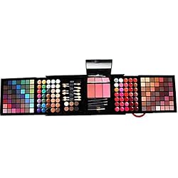 Maletin Maquillaje Profesional Nyx Shogpon 177 Colores Cosmético Maquillaje Profesional Paleta de Sombra de Ojos con Corrector, Rubor, Polvos Prensados, Brillos Labiales y Polvo de Cejas