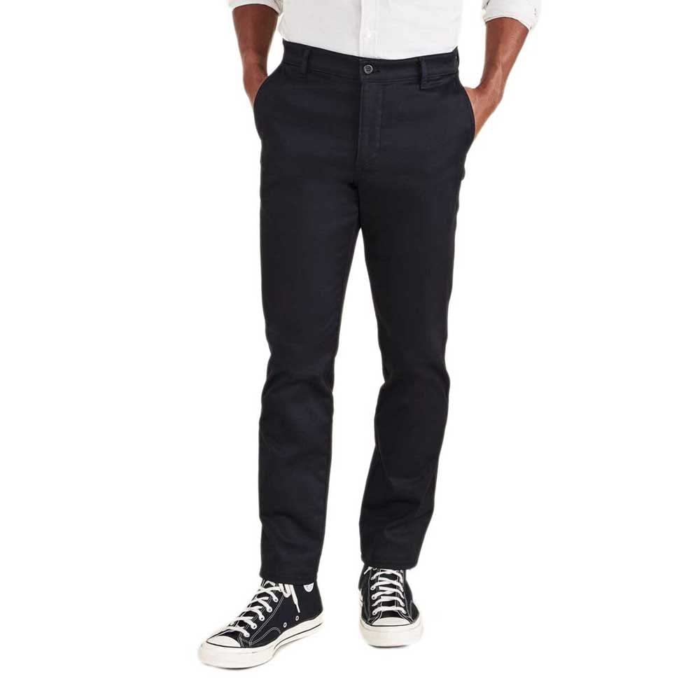 Dockers Men's Original Chino Slim Blazer, Beautiful Black, 40W / 32L