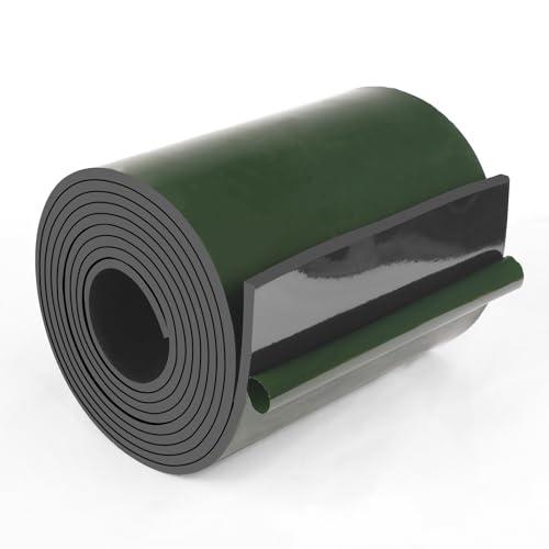 HooTown Adhesive Solid Rubber Strips, Self Neoprene Rubber Sheet Rolls Seal