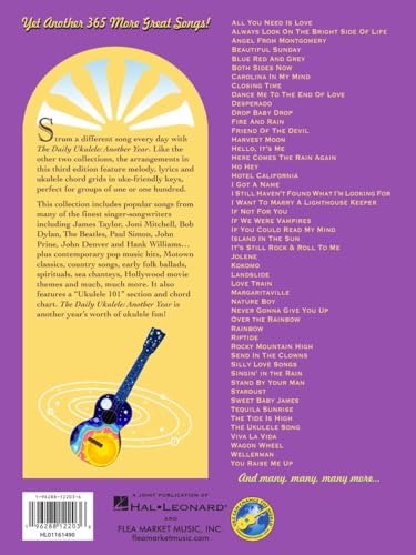 The Daily Ukulele - Another Year Recueil Chansons Faciles - 3